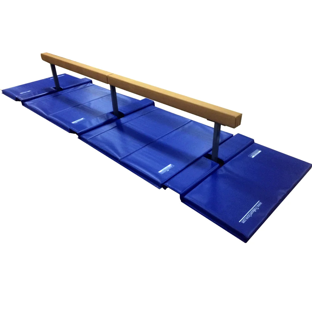 12ft Sectional High Profile Suede Balance Beam and Mat Combo