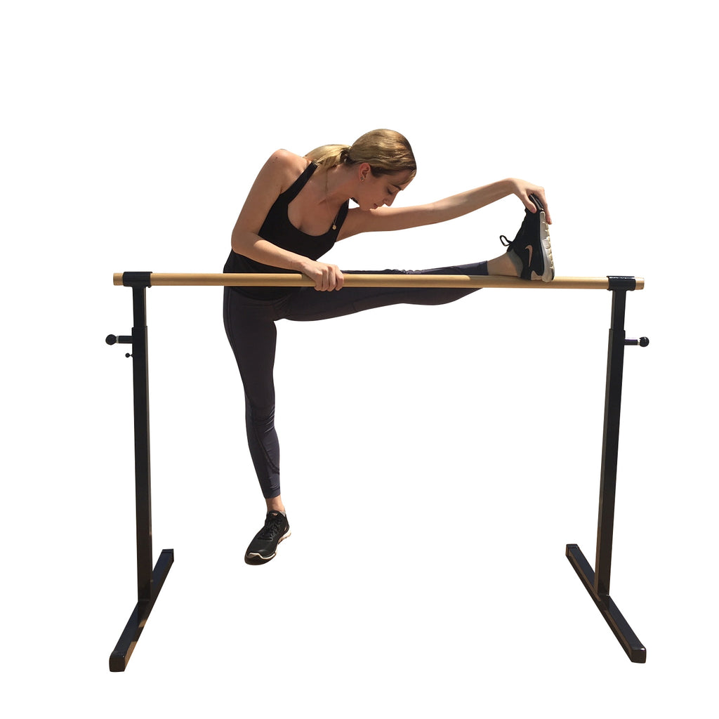 HOMCOM Freestanding Ballet Barre, Height Adjustable Ballet Bar with No –  Infyniti Home
